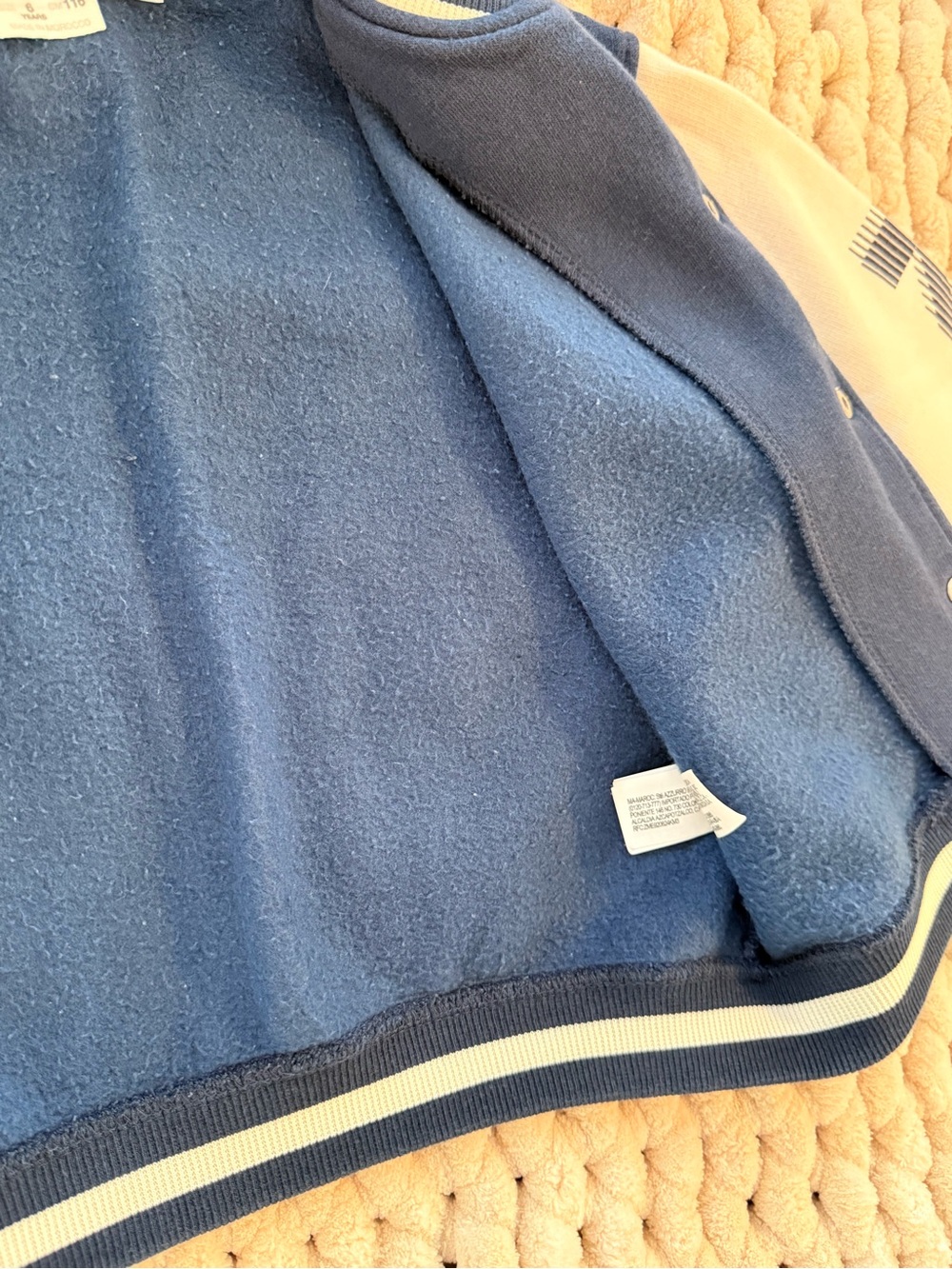 ZARA Kids Varsity Bomber Jacket | Size 6Y / 116 cm | Excellent Condition - Picture 9 of 13